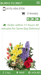 Mobile Screenshot of burnsandkaplanflowers.com